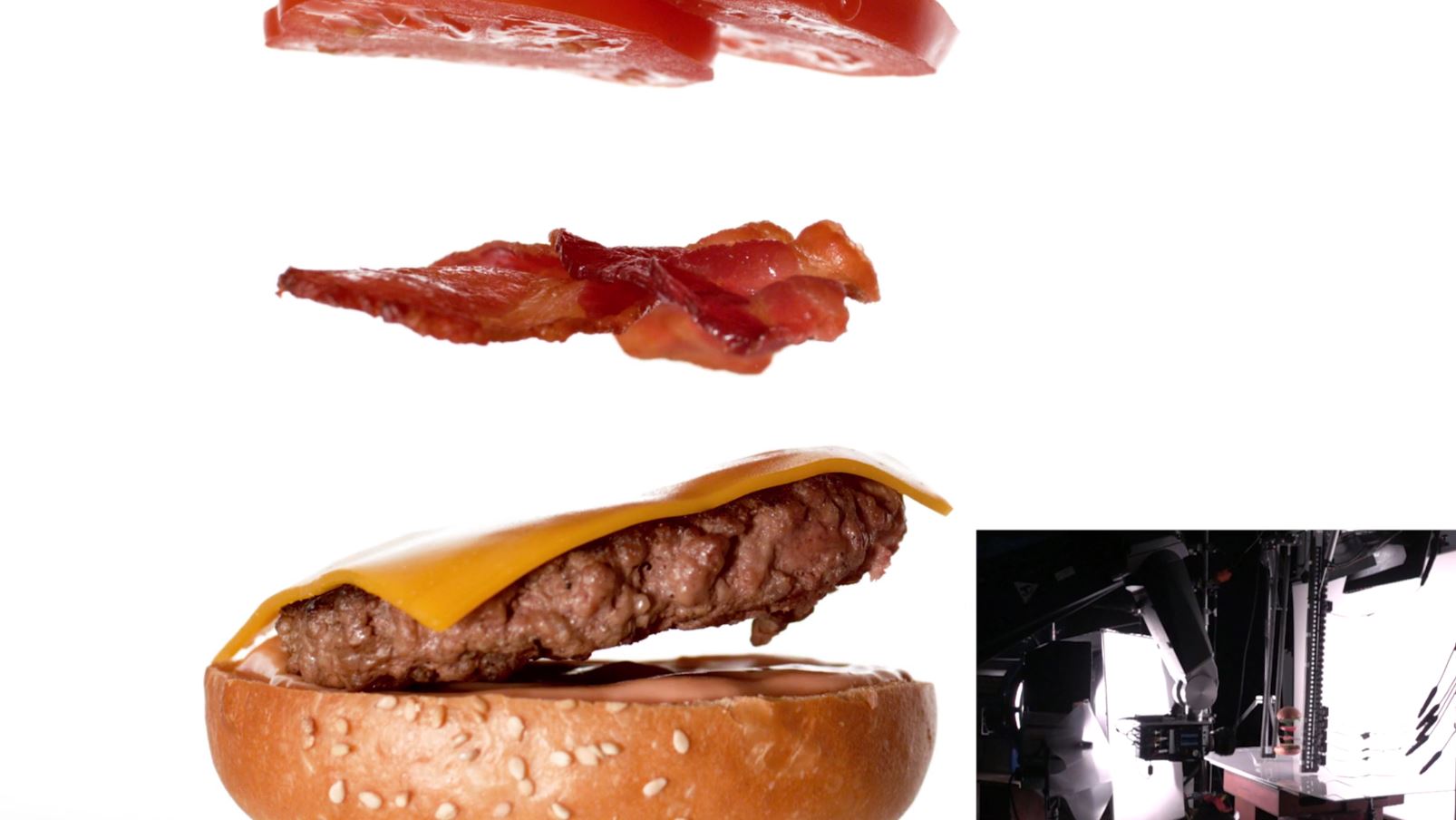 Behind the scenes of an amazing robotic deconstructed burger shoot - techAU